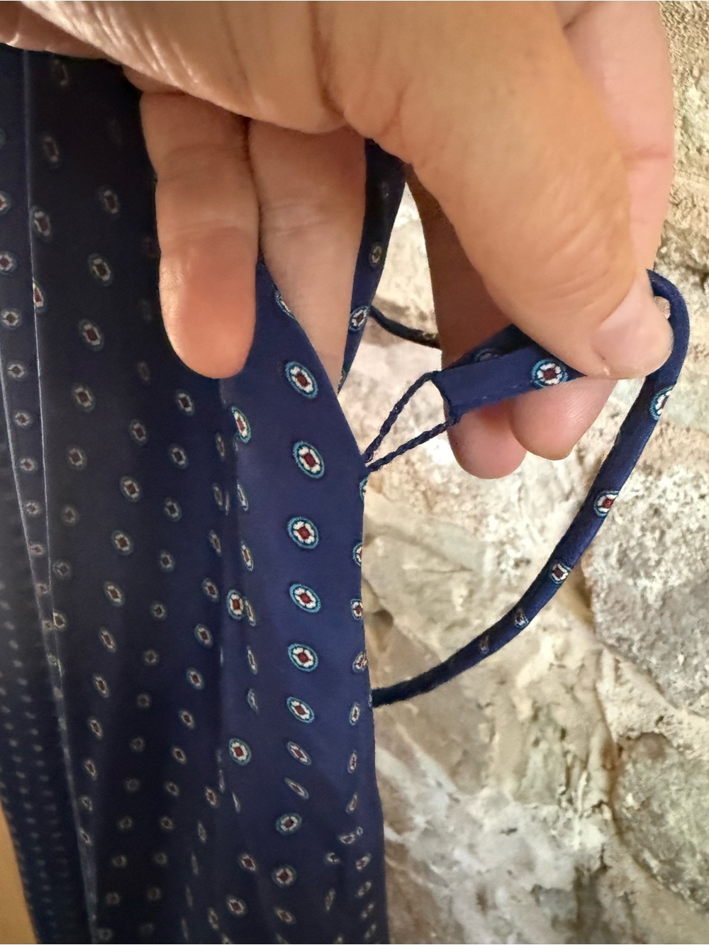 J. Crew Navy Blue Polka Dot Maxi Sundress - Picture 6 of 8